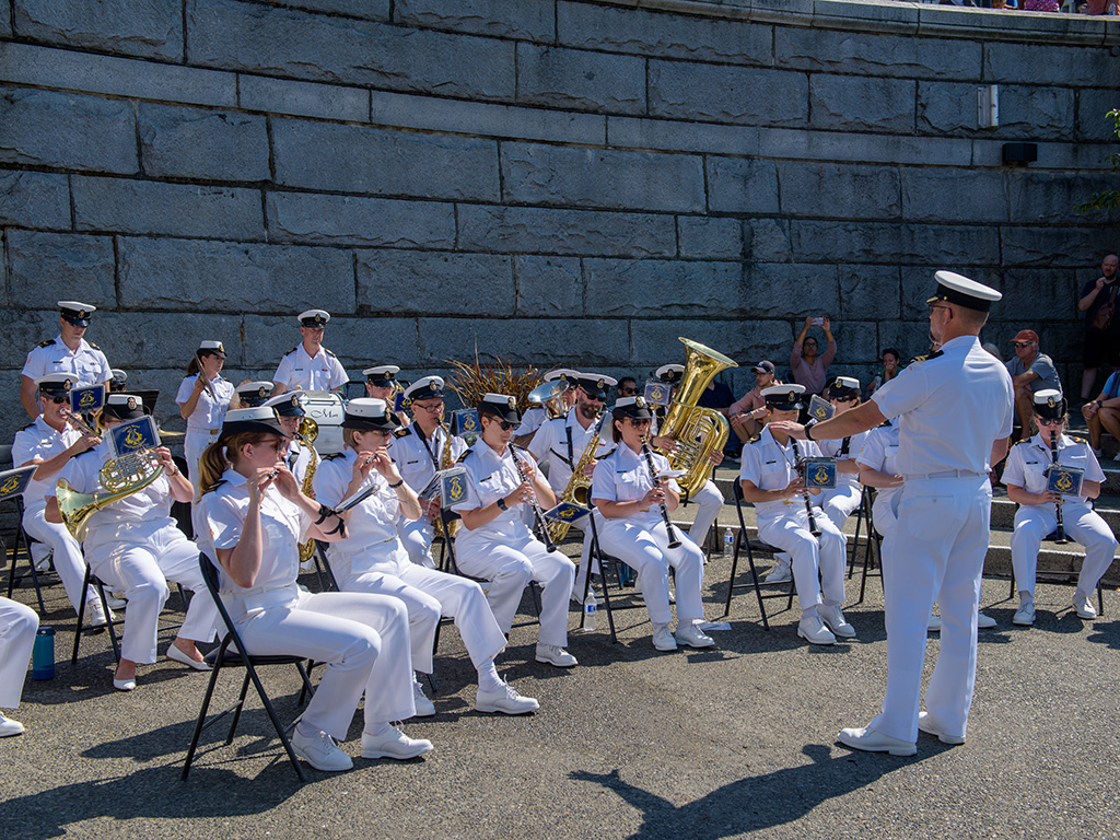 The Naden Band of the Royal Canadian Navy, courtesy of James Holkko