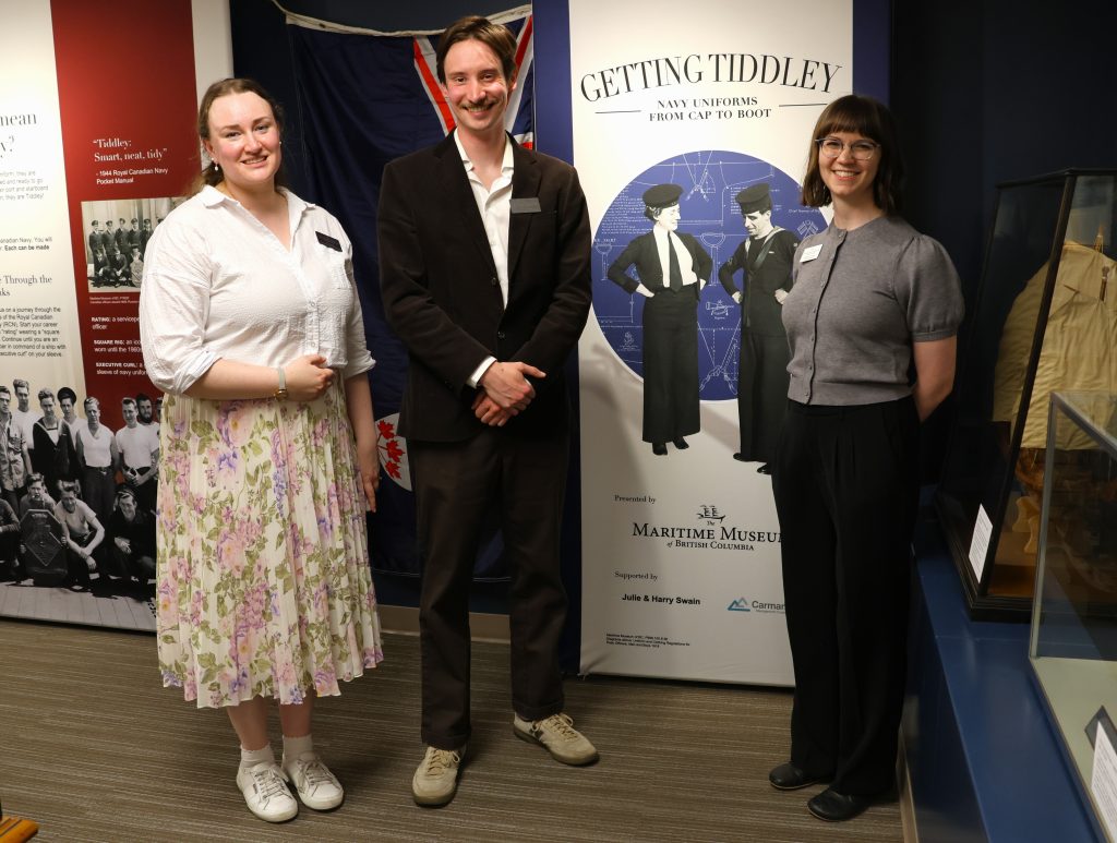Getting Tiddley exhibits team with feature panel: Tina Edwards, James Coates, and Brittany Vis.